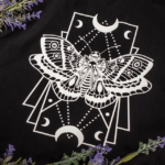 Polilla 1 - Tote Bag Negra