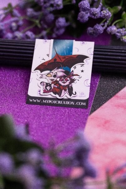 Fan art | Angel & Husk - Marcapáginas magnético
